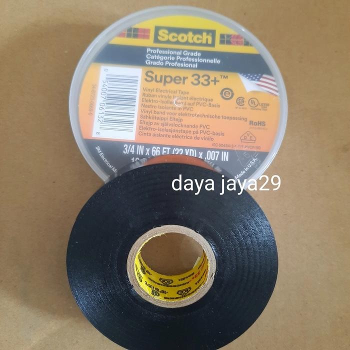 

MUMPUNG PROMO 3M scotch 33+,isolasi vinyil electrical tape originalTERLARIS