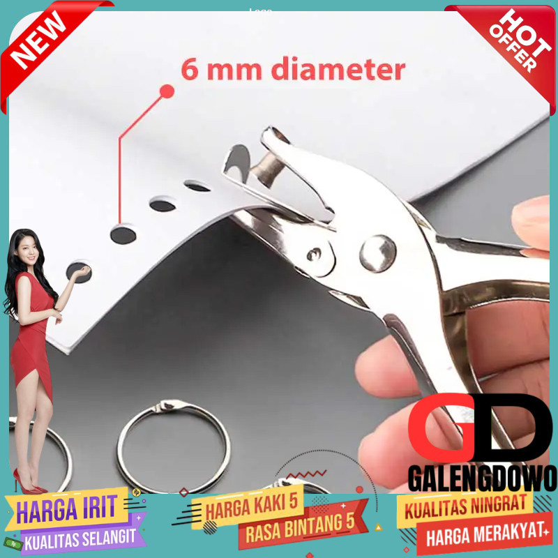 

Feiyide Tang Pembolong Kertas Punch Plier One Hole 6mm - 1106