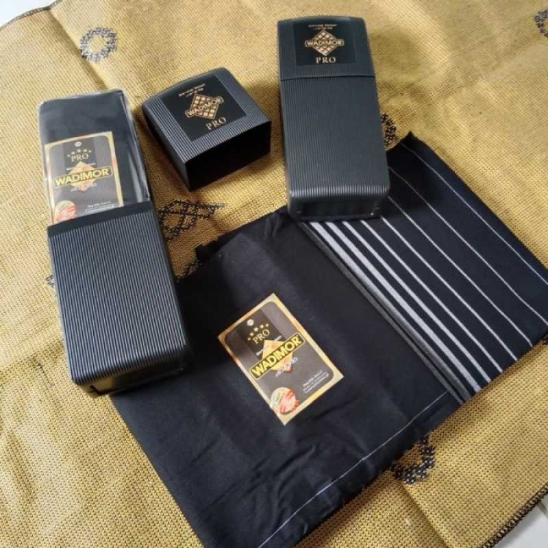 Sarung WADIMOR Padang Horison Tiga Dara Klir Kain Samping Tenun Motif Kotak Kotak2 Dewasa Pria Laki 