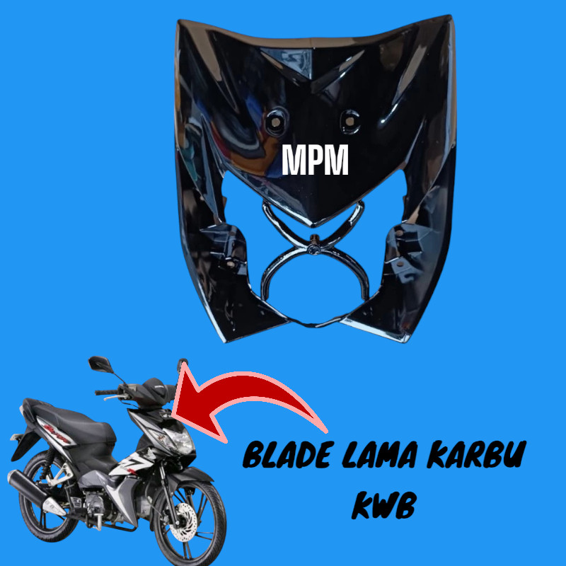 COVER BODY DEPAN TAMENG DEPAN BLADE LAMA KARBU KWB HITAM 2009 NARITA