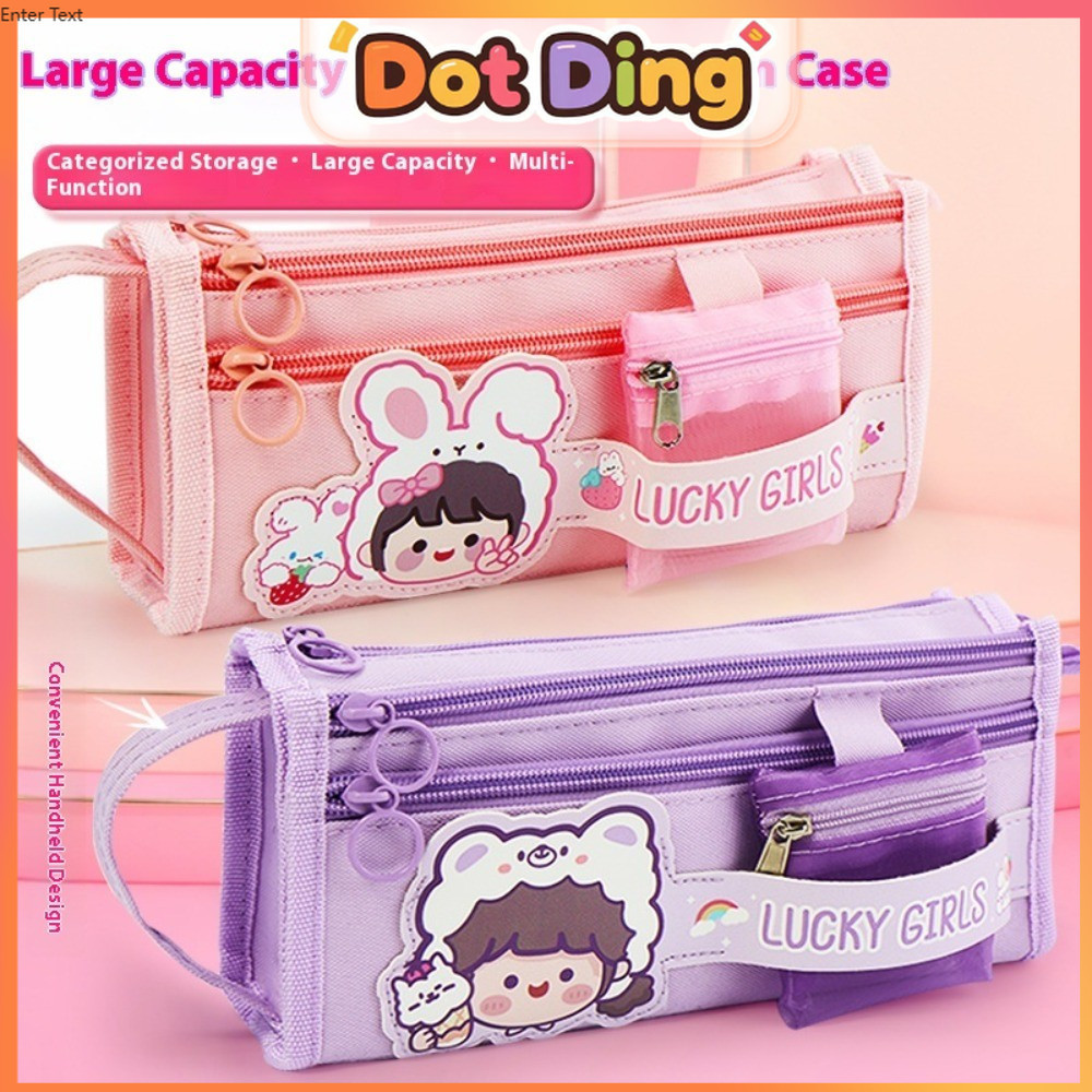 

[DOTDING]Kotak Pensil Anak Laki-Laki Jepang Minimalis 2025 Tas Alat Tulis Multifungsi Kapasitas Besar Multilapis Untuk Sekolah Kantor
