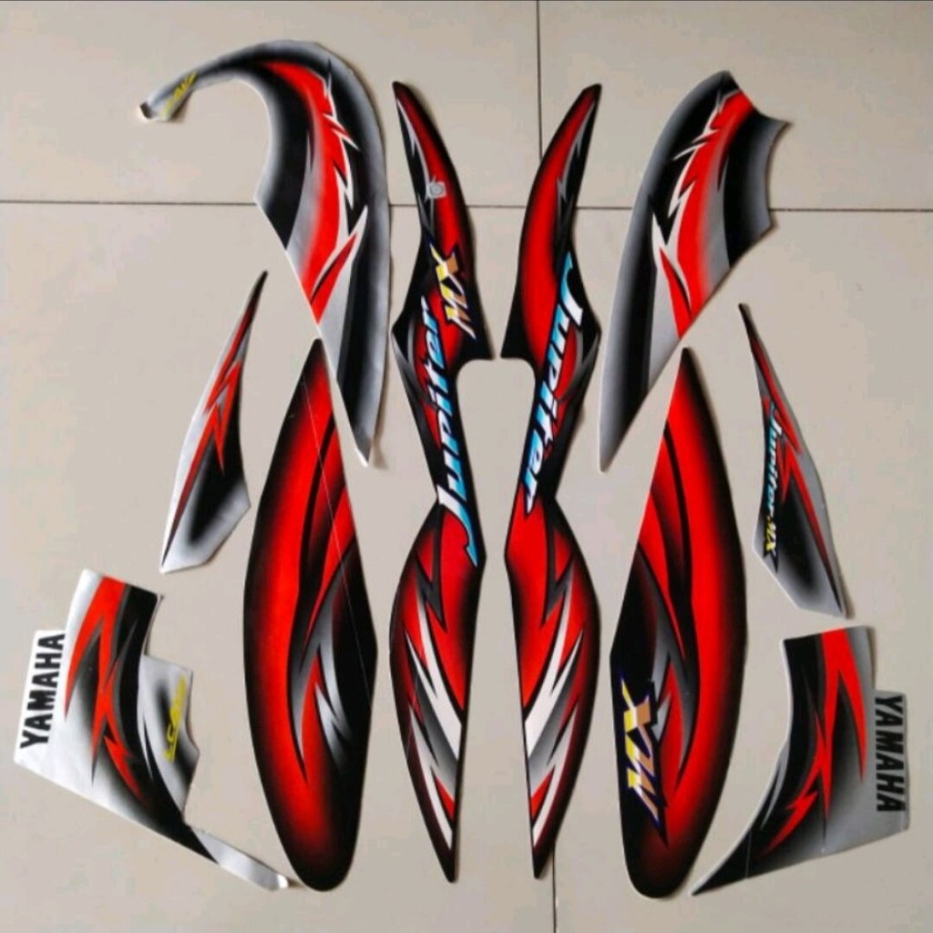 Striping Ori body Yamaha Jupiter MX 135 2006 stiker bawaan original bodi Yamaha Jupiter mx old mx la