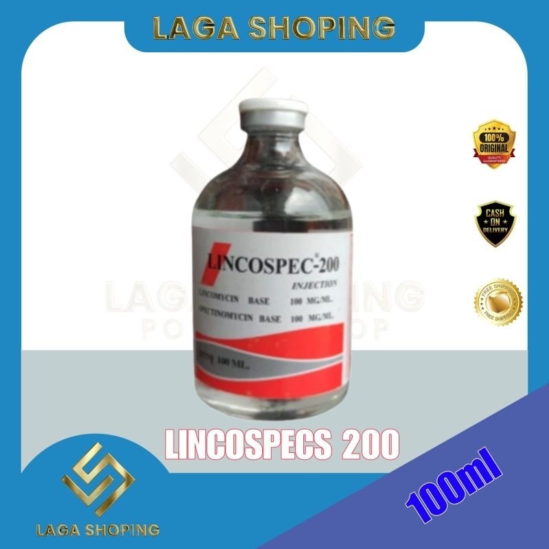 SP lincospec-200 100ml obat ayam sakit kronis vitamin lincospec snot pilek