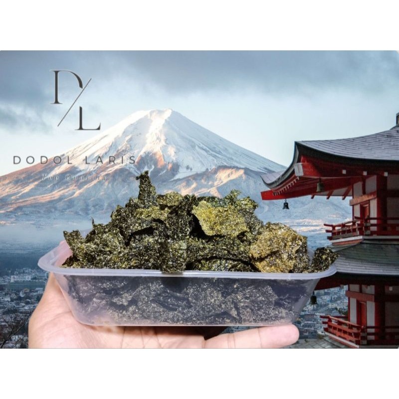 

NORI RUMPUT LAUT PANGGANG BOX 500ML PRODUK UMKM / CEMILAN SEHAT