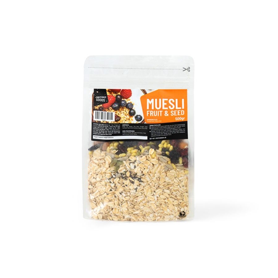

Muesli Fruit & Seed Astro Goods 500gram