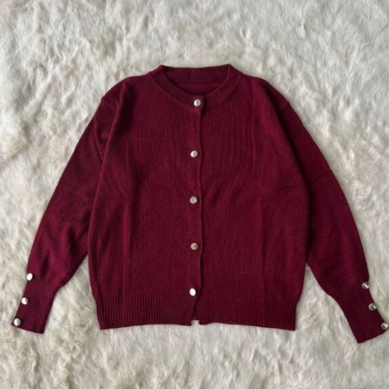 AJISHOP Indira Cardigan Rajut Atasan Wanita