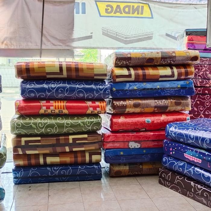 (KHUSUS INSTANT) Kasur Lipat Kasur Busa Murah Tebal 10cm Bandung - 90x180