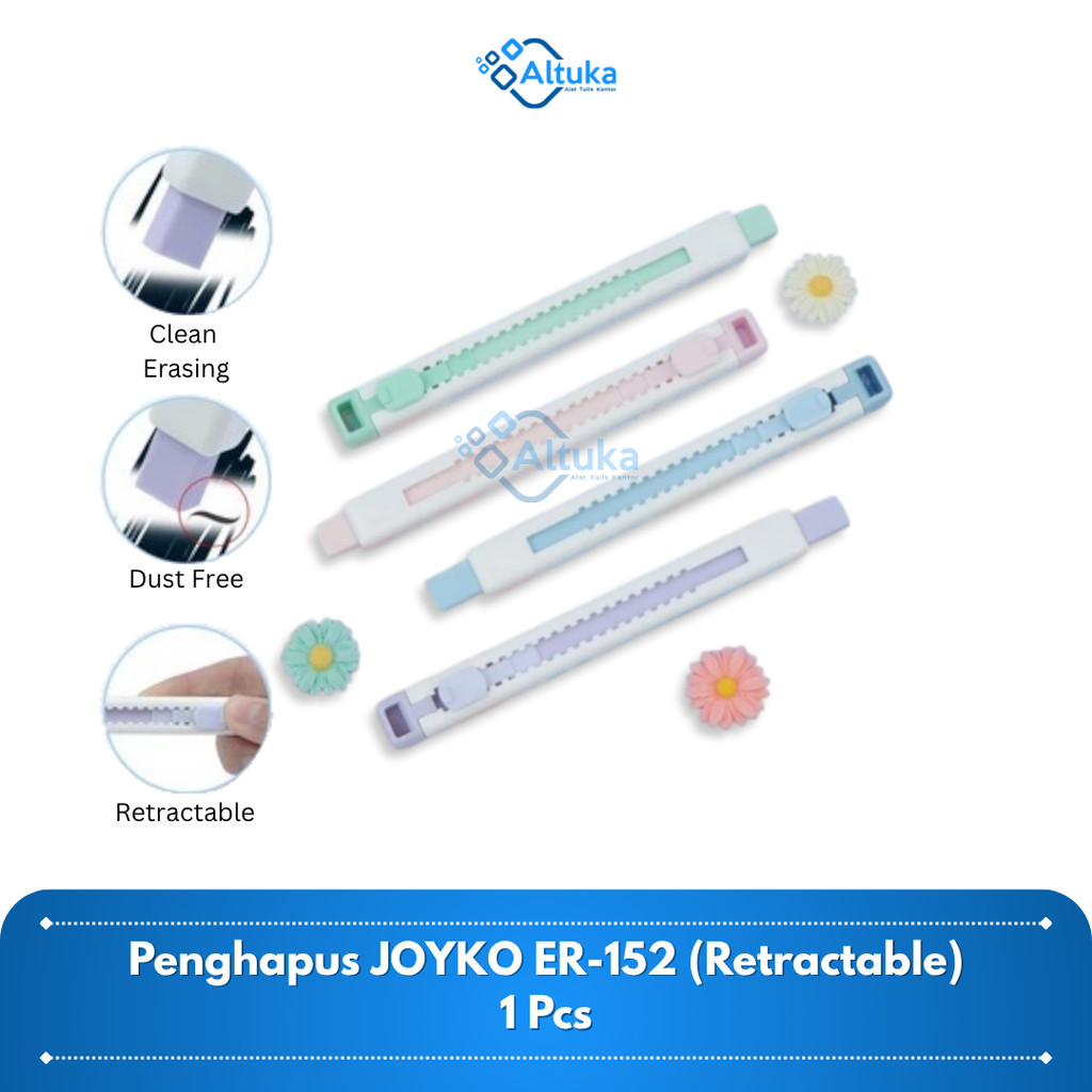 

Eraser Pensil / Stip Karet / Penghapus Pensil JOYKO ER-152 Retractable