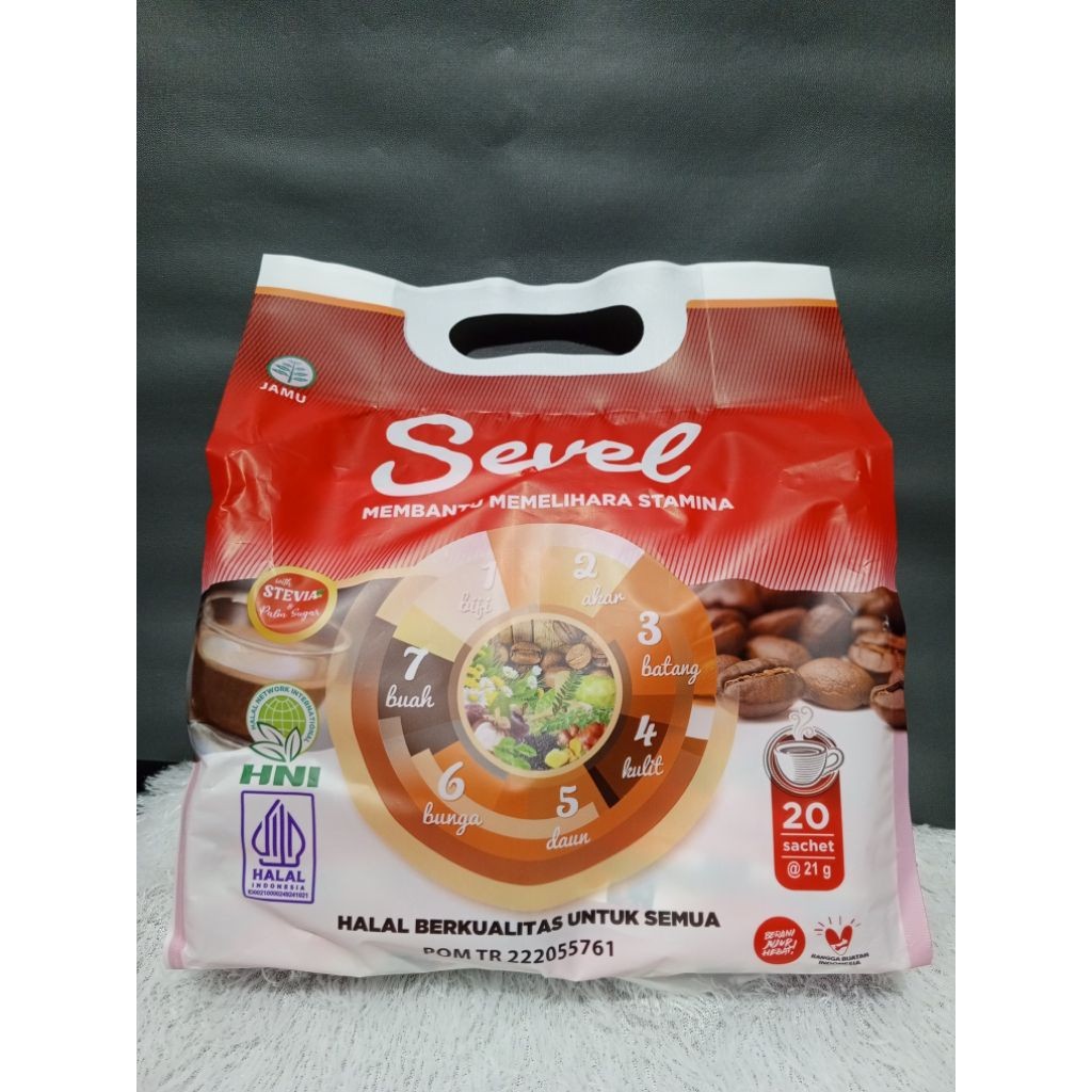 

Kopi Sevel 7 Elemen HNI HPAI (Isi 20 Sachet)