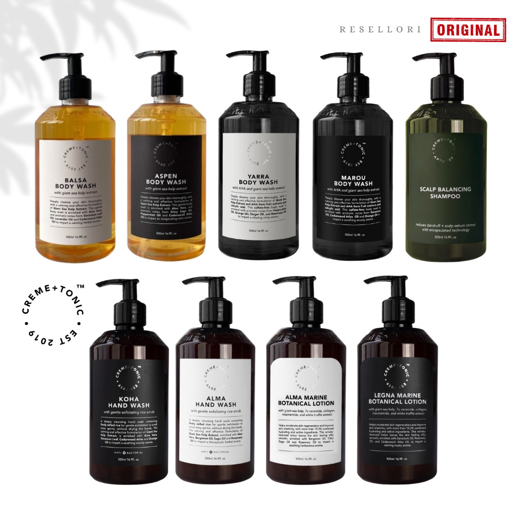 NEW CREME AND TONIC ALL VARIAN : Hand Wash / Body Wash / Body Lotion / Shampoo