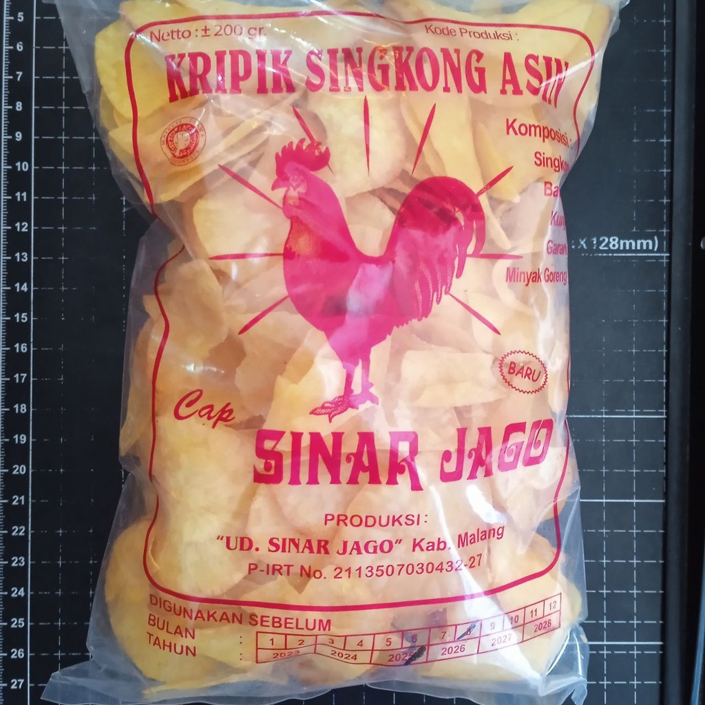 

Sinar Jago Kripik Singkong 200gr ORIGINAL UD SINAR JAGO