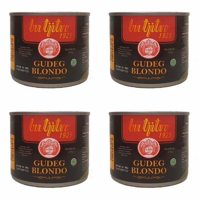 

[TERLARIS] Gudeg Kaleng Bu Tjitro Varian Blondo Paket Hemat - Isi 4Pcs[TERLARIS ]