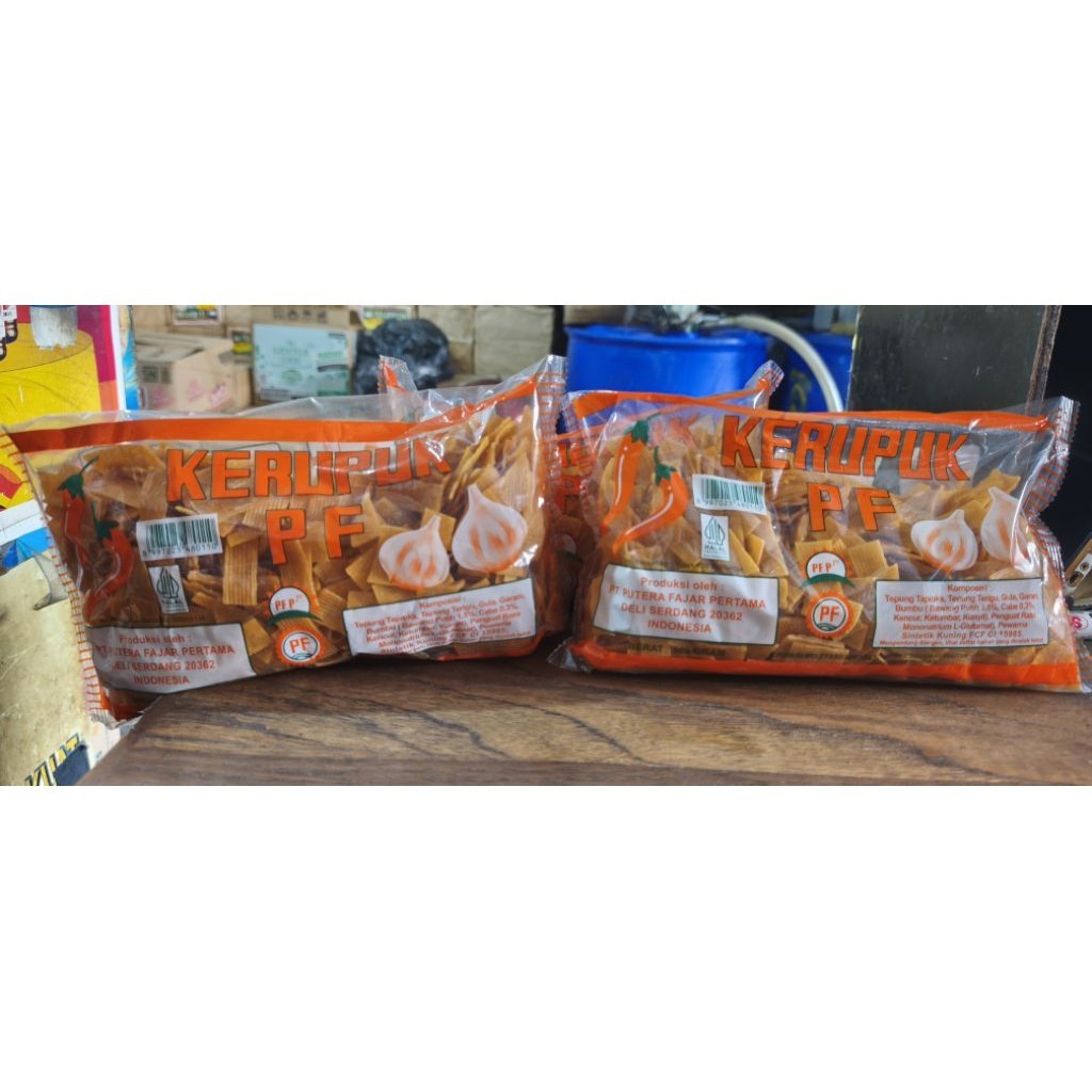 

Kerupuk PF Bawang Cabe Medan 500gr