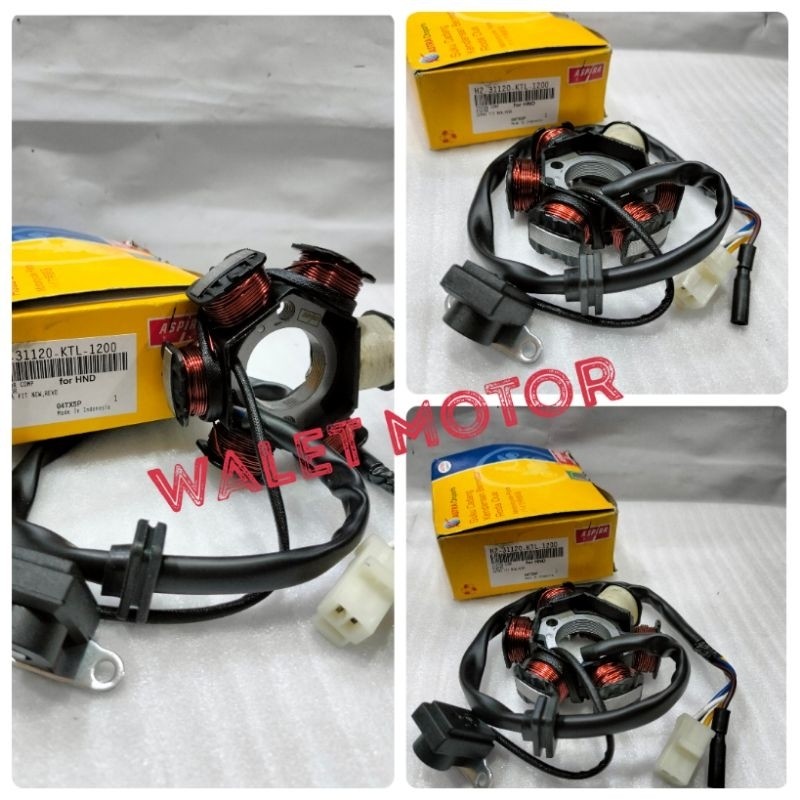 Spul Spull Stator Spol Spool Assy Supra Fit New Legenda Revo  KTL Aspira