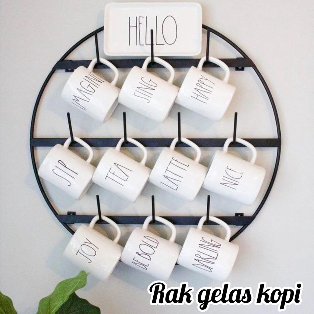 rak gelas kopi | rak gelas kopi minimalis