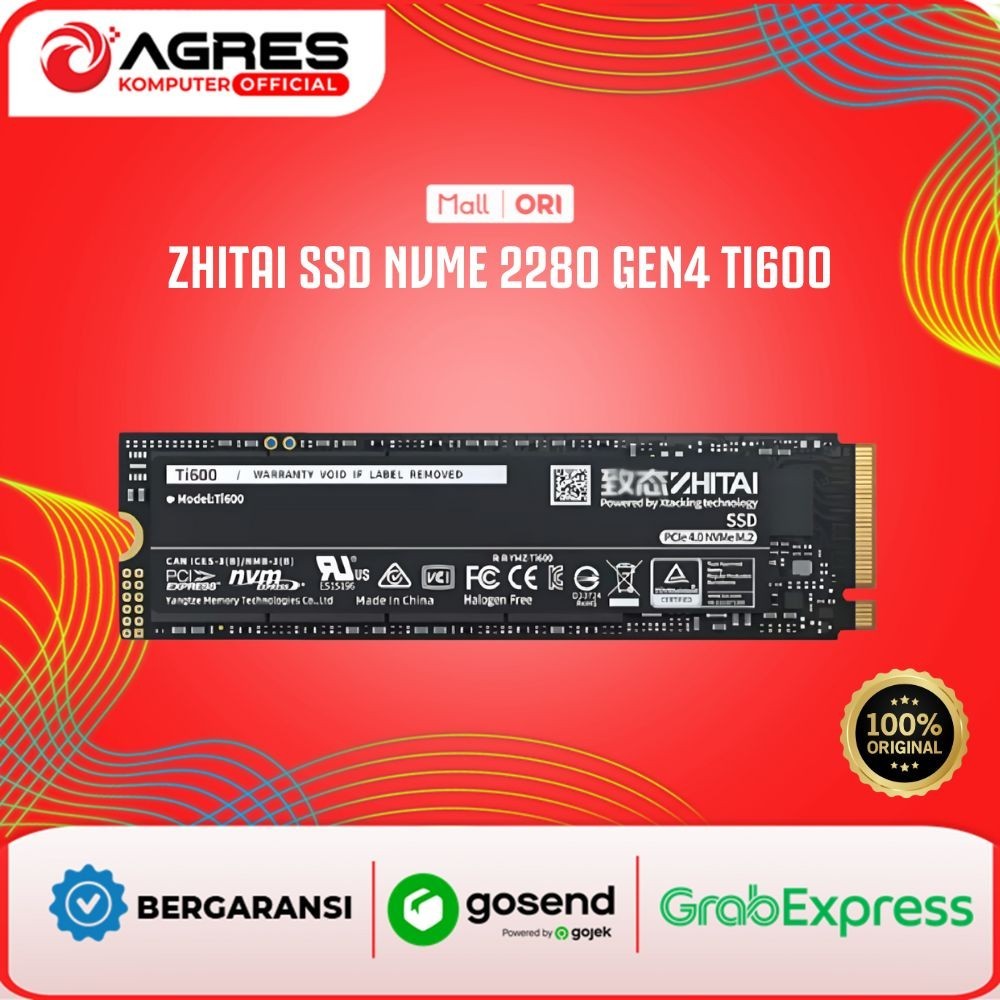 ZHITAI SSD NVME 2280 GEN4 TI600 STORAGE LAPTOP NOTEBOOK