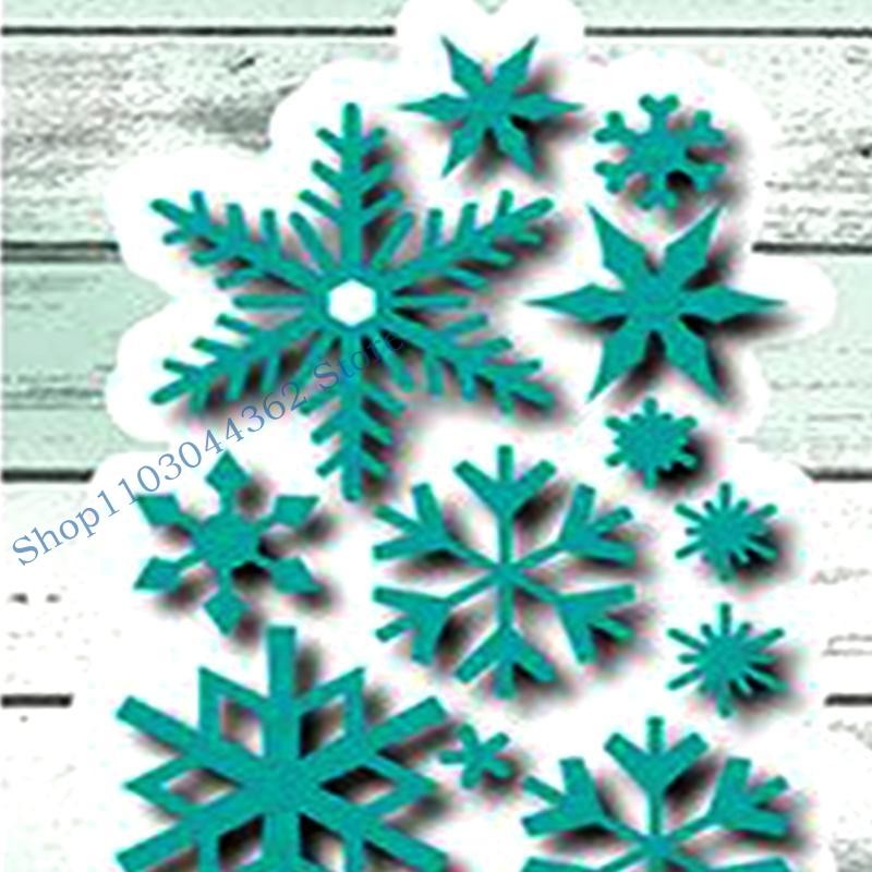 

A3PA Winter Snowflakes Metal Cutting Dies Stencil DIY Scrapbooking Album Paper Card