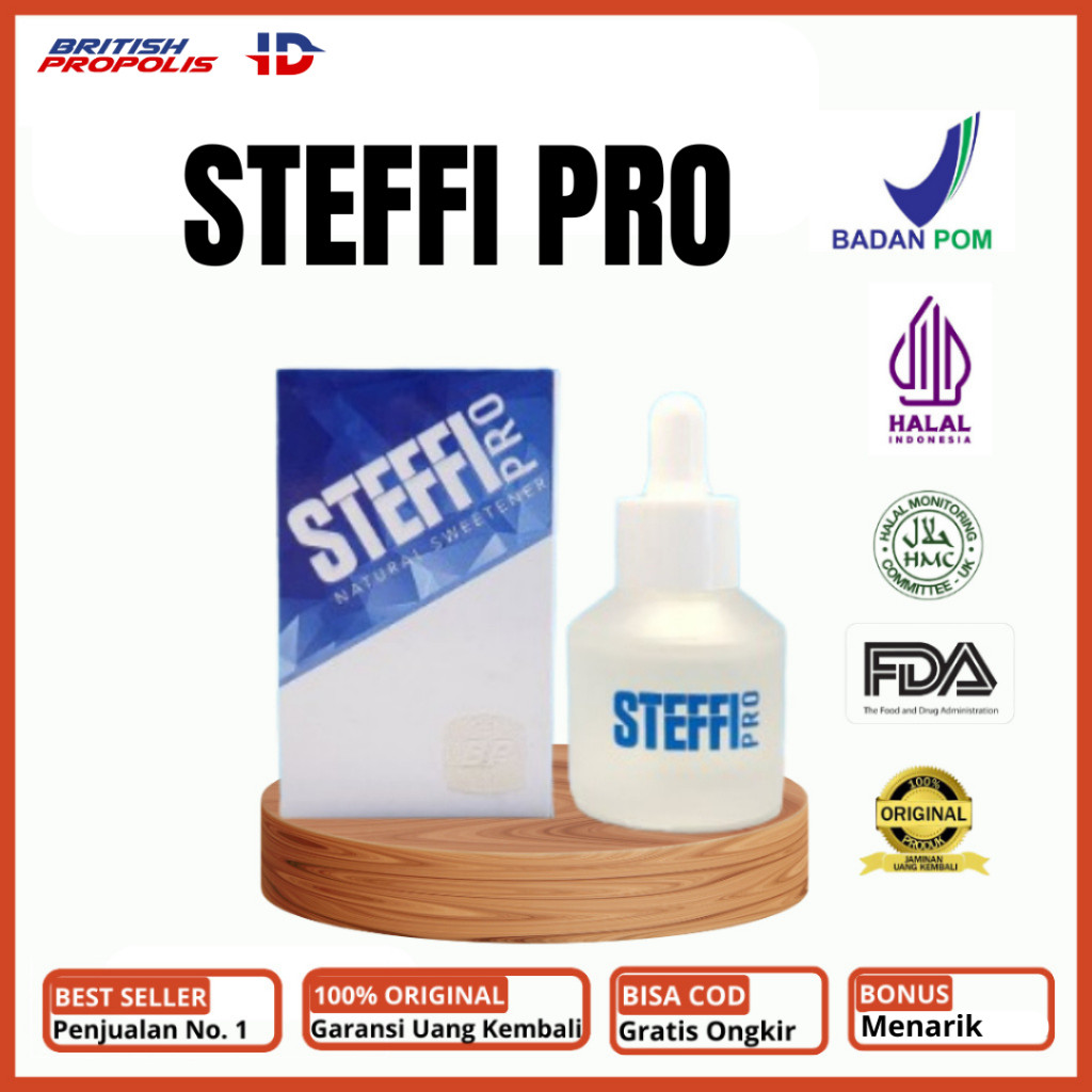 

Steffi 30ml Pemanis Alami Pengganti Gula Alami - 0%Glukosa 0%Karbohidrat 0%Kalori - Dari Daun Stevia