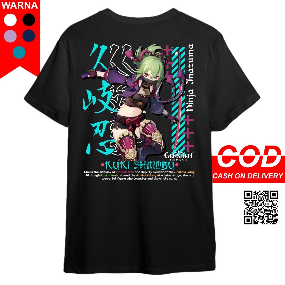 WHITE QUEEN - KAOS KUKI SHINOBU GENSHIN IMPACT -  GENSHIN IMPACT KUKI SHINOBU - INAZUMA ELECTRO