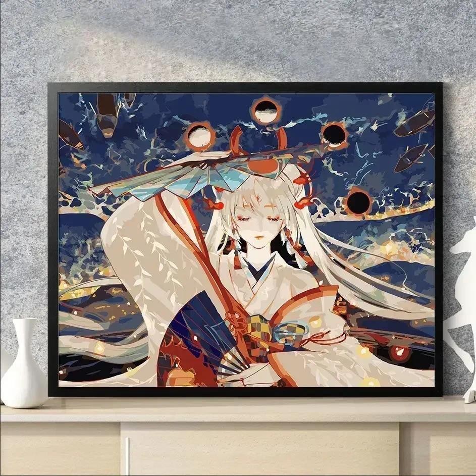 

YL-25818-Tulip diy digital acrylic flower painting explosion hand-filled landscape painting