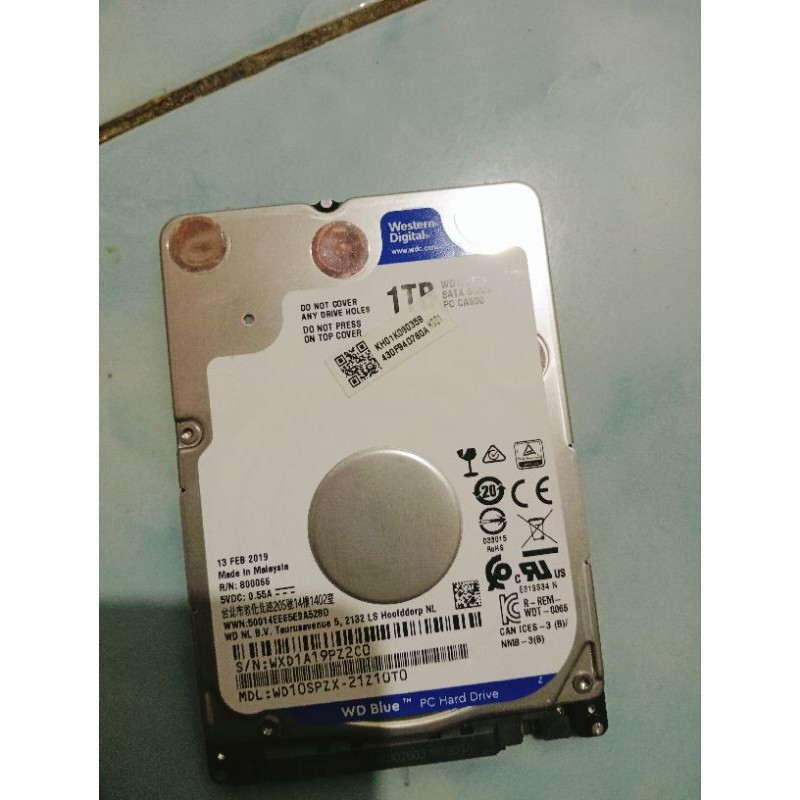 

HDD laptop 1tb