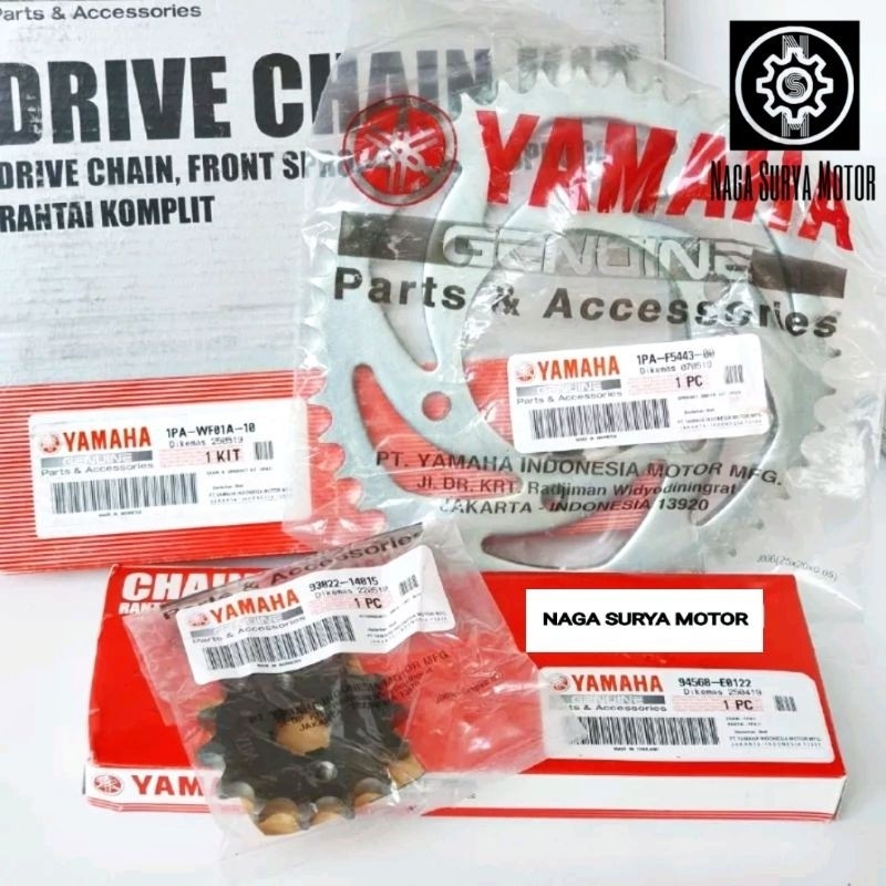 Gear set gir set Vixion New NVL 2013 2014 1PA-WF01A-10 ORI YGP