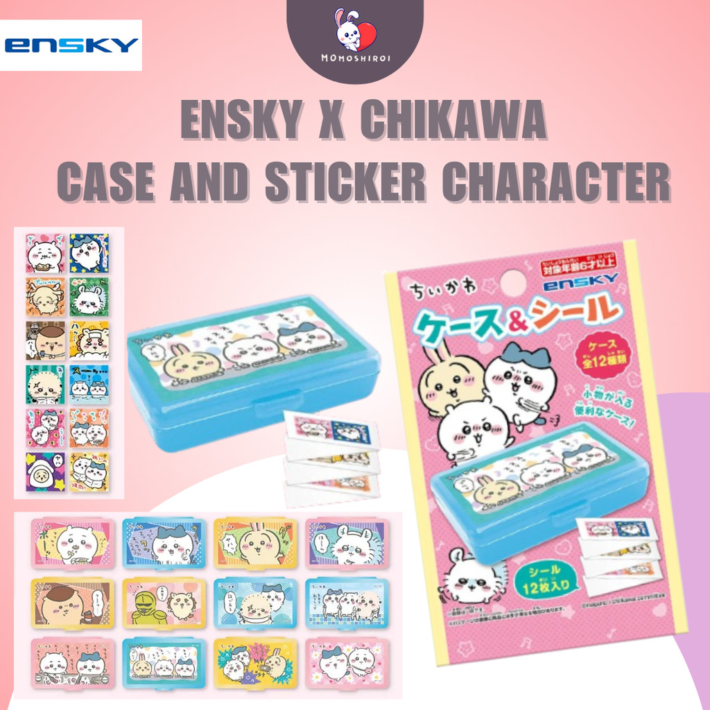 

Chiikawa Case & Stickers (All 12 Types) 1 Box, 24 Pieces