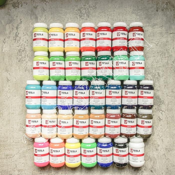 

Tesla Acrylic Paint / Cat Akrilik Tesla 500 ml - Napple Yellow L
