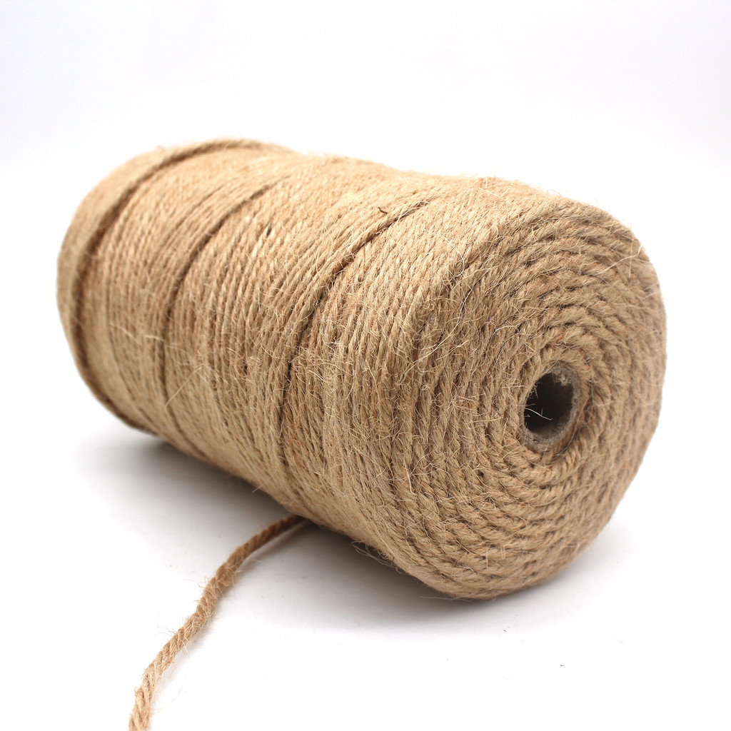 

1mm-10mm Natural Jute Rope String Ribbon Christmas Home Decortio Crafts DIY Vintage Jute Cord Twine Thread Sewing Party Wedding