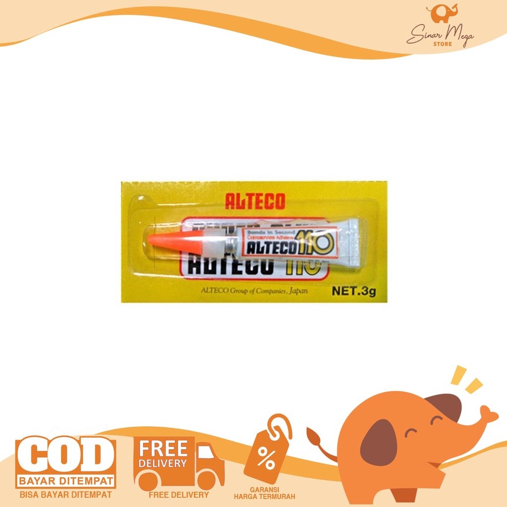 

Lem Alteco 110 Super Glue Power 3gr Murah
