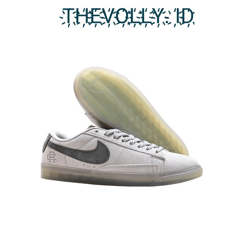 Sepatu Nike Blazer SB Low Reigning Champ Grey Suede BNIB Original / Sneakers Pria