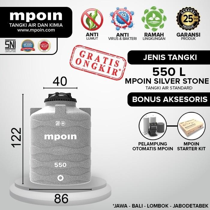 Tangki MPOIN Silverstone 550 Liter

