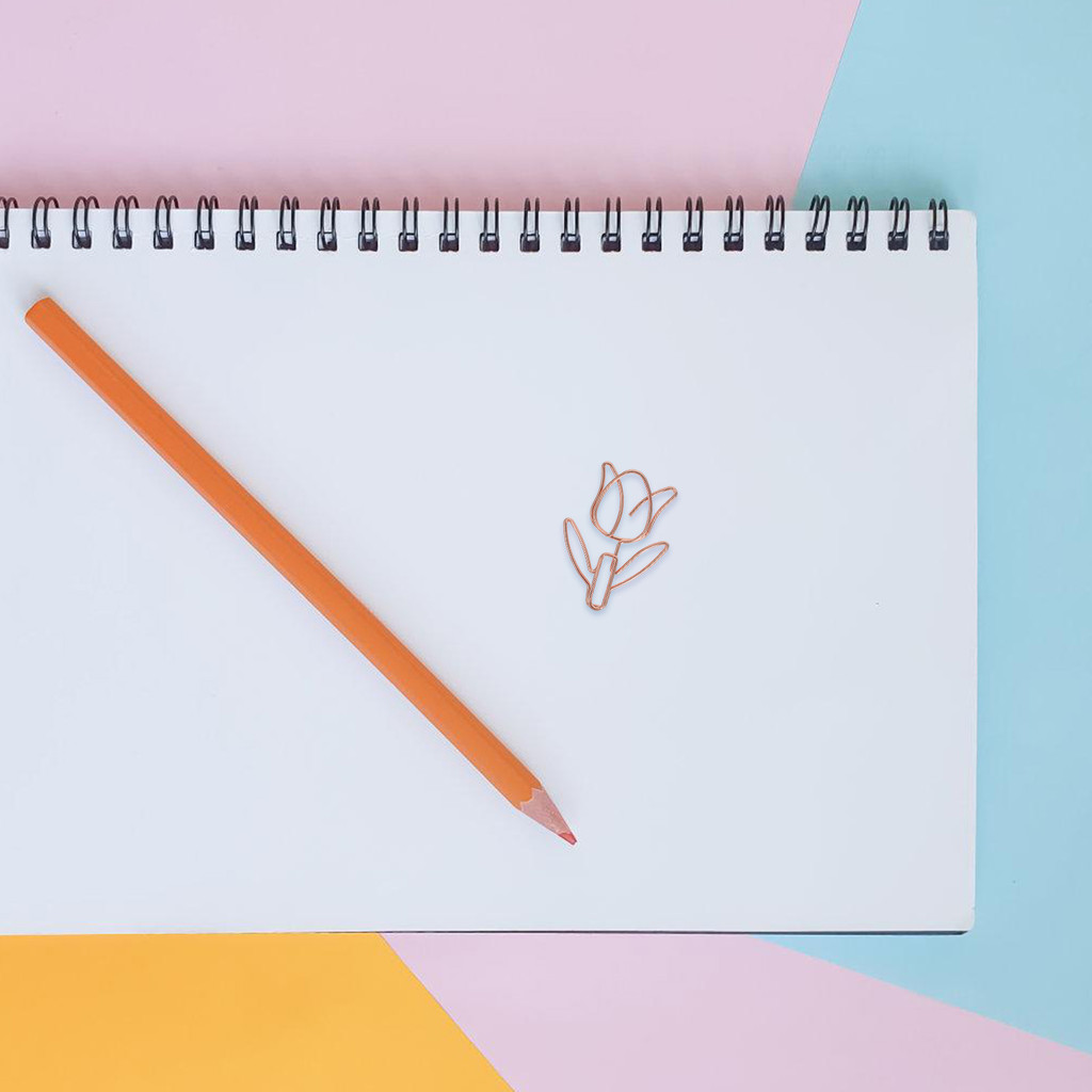 

20 Pcs Paper Clip Convenient Paperclip Cute Decorative Clips Adorable Paperclips Plastic Cartoon Binder Document Fixing Office