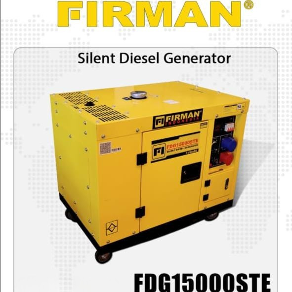 Genset silent 10 kva 9000 watt 3 phase FIRMAN FDG 15000 STE