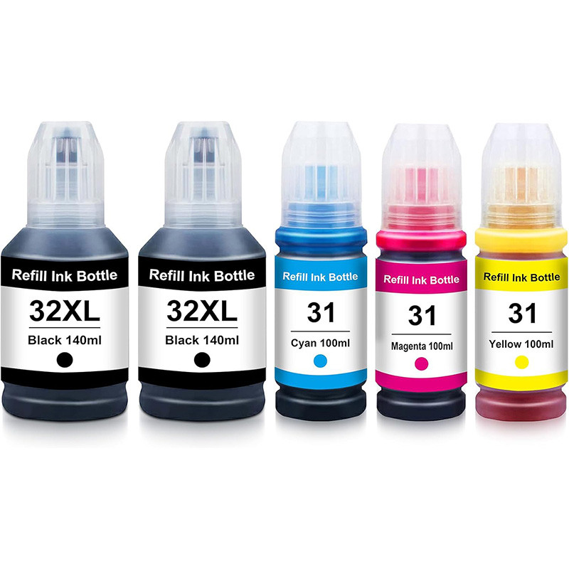

31 32XL Ink Bottle Compatible HP 31 and 32XL 31XL for HP Smart Tank 7301 7001 7602 5000 6001 5101 Plus 551 555 651 655 Printers