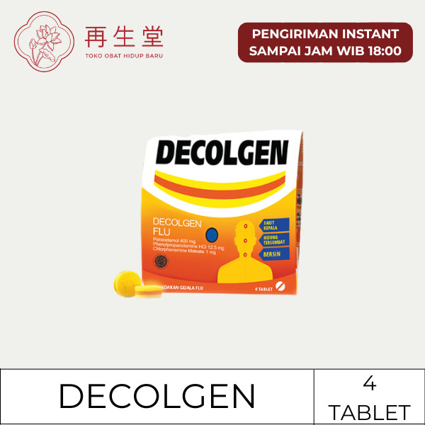 DECOLGEN 4 TABLET | OBAT FLU DAN BATUK