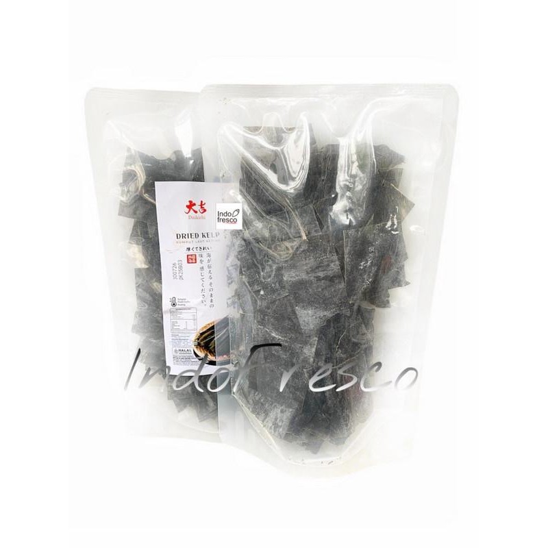 

Promo Konbu- Kombu- Dashima- Kelp- Rumput Laut- Dry Cut Seaweed 100 g