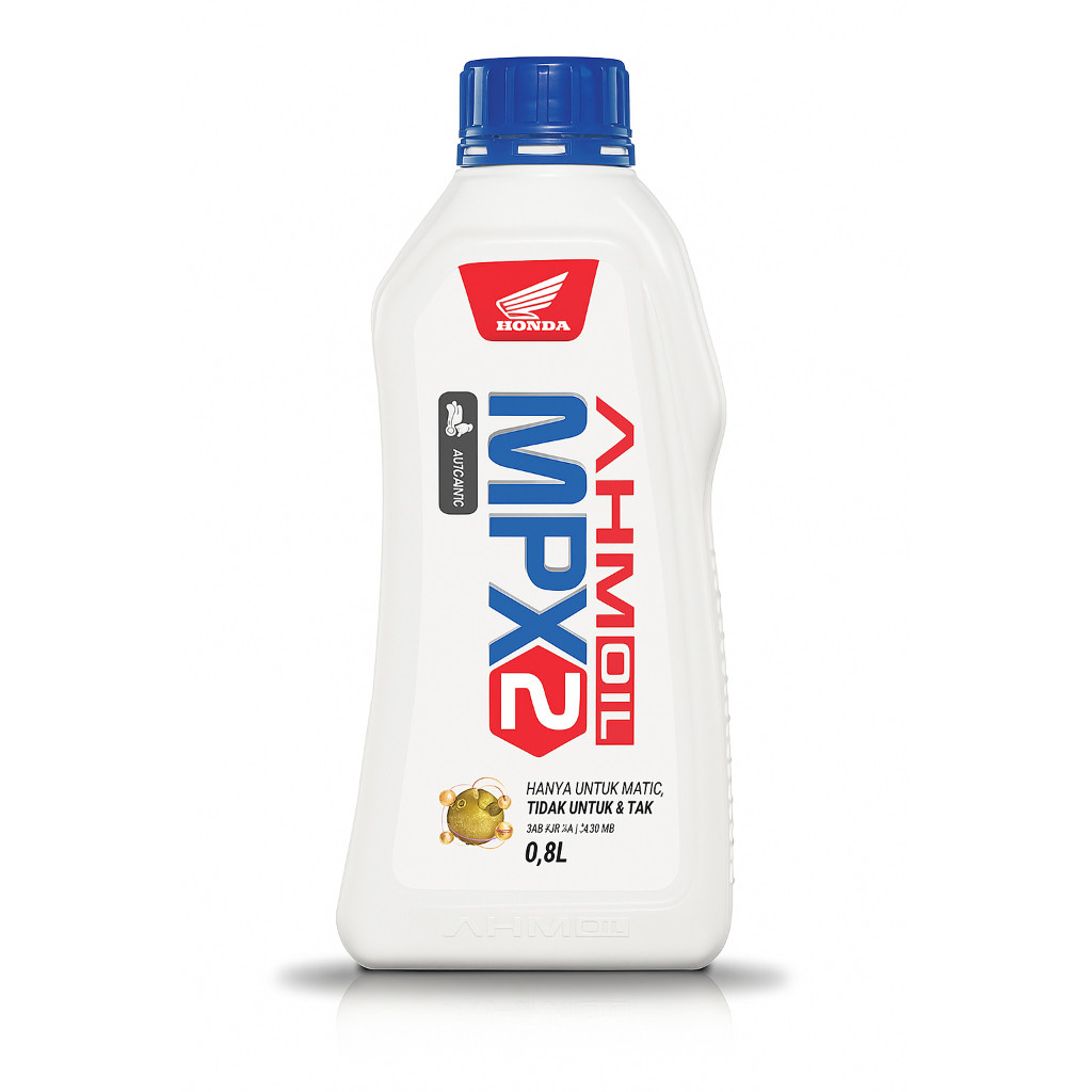 LUNDONGSHOP Paket grosir isi 5 Oli MPX2 Honda AHM Oil Oli Mesin Motor Honda Vario Beat Dll