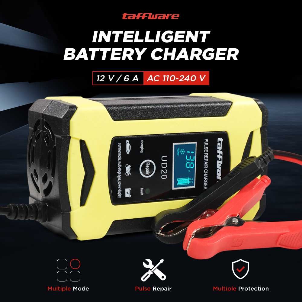 {ORI} Taffware Venus Charger Aki Mobil Intelligent Battery Charger 12V 6A - UD20