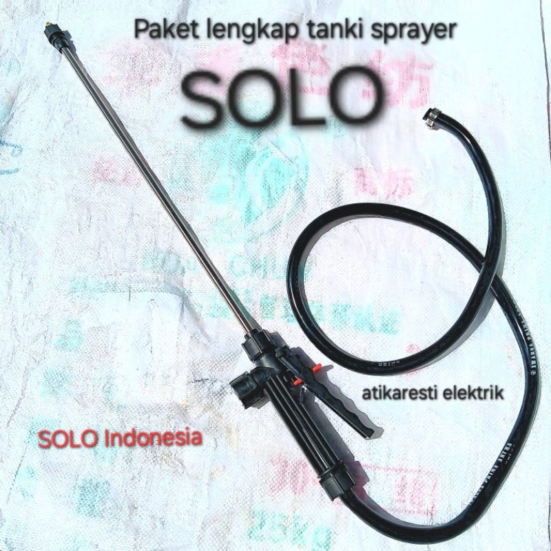 TERLARISpaket lengkap tanki SOLO Indonesia sprayer set selang handle stik nozzle
