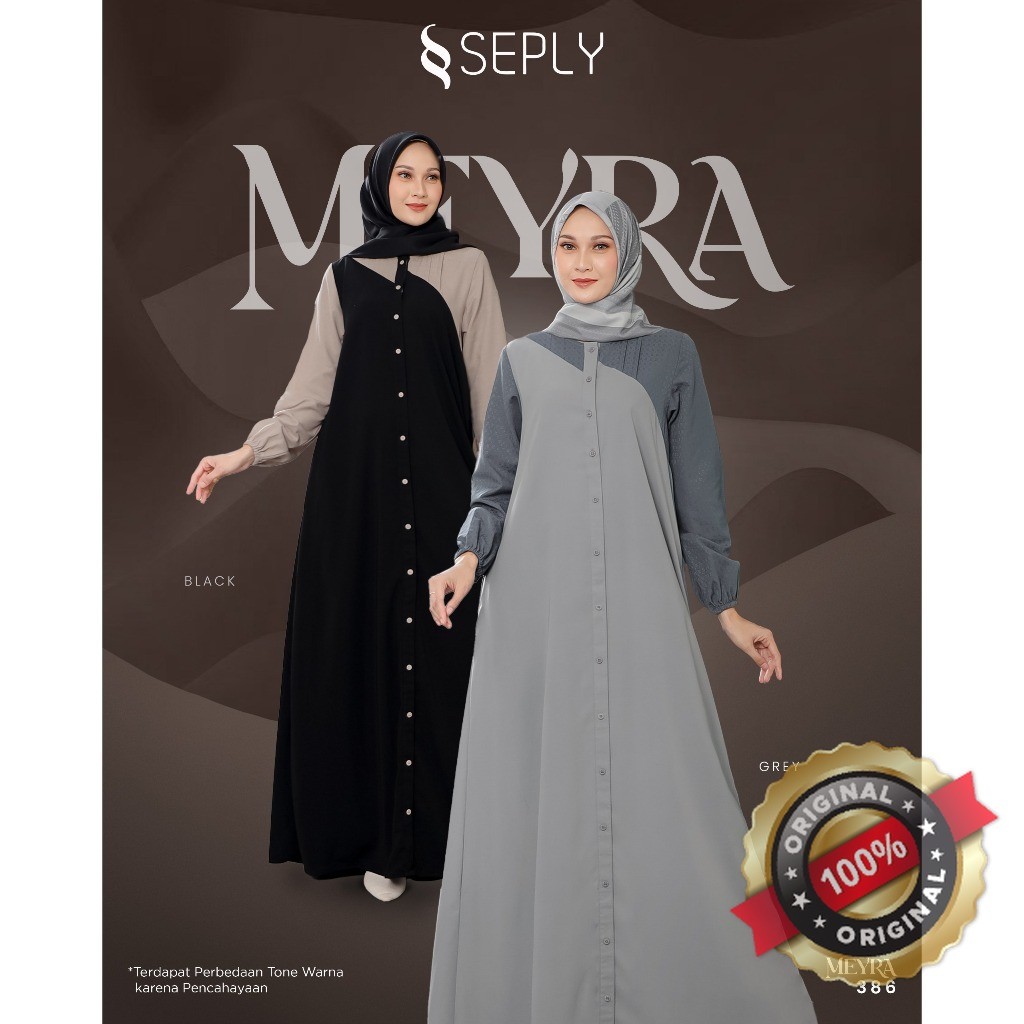 SEPLY Meyra 386 Gamis Wanita Muslim Kekinian