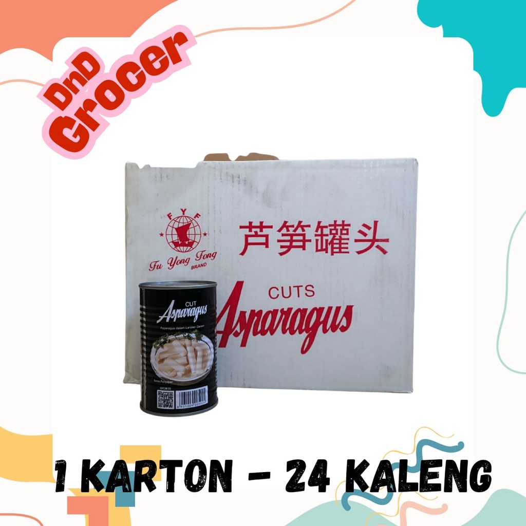 

[KARTON] Asparagus Cut FYF 425gr 24kaleng