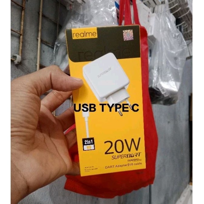 CHARGER REALME 5 PRO / REALME XT / NARZO 20 SUPER DART (20W) USB TYPE C