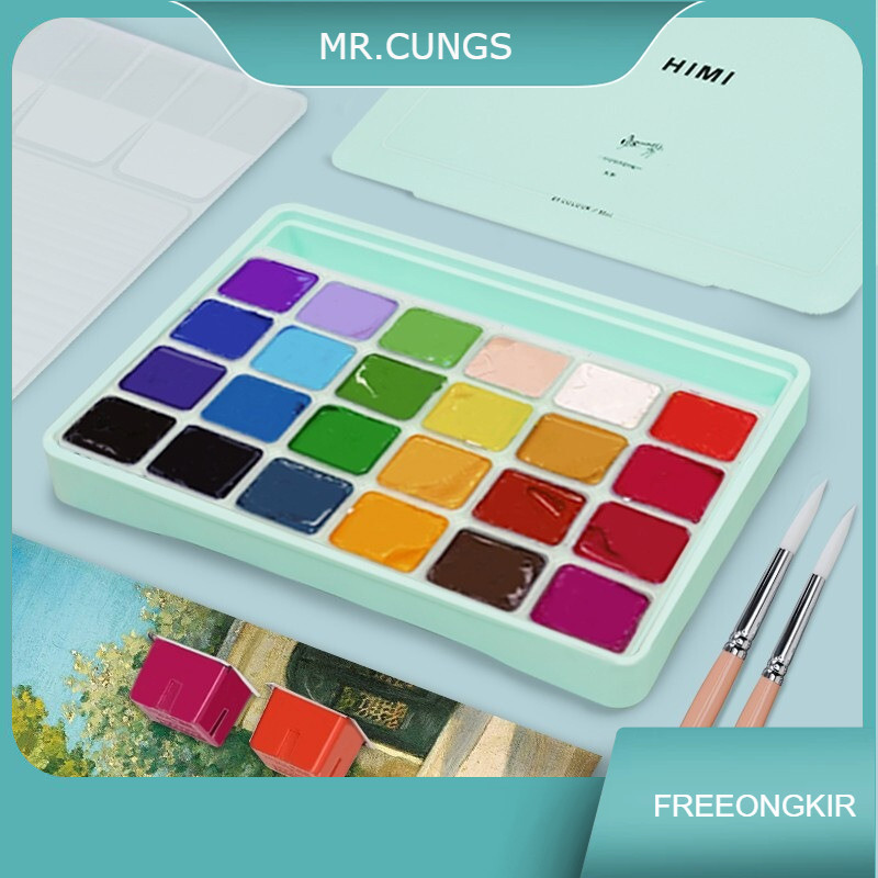 

MIYA Cat Air HIMI Jelly Guas Non Toxic 30ml Set 18/24 Warna untuk Anak (Cangkir Lucu)