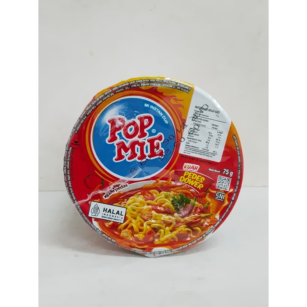 

POP MIE INSTAN KUAH PEDAS DOWER 75 G