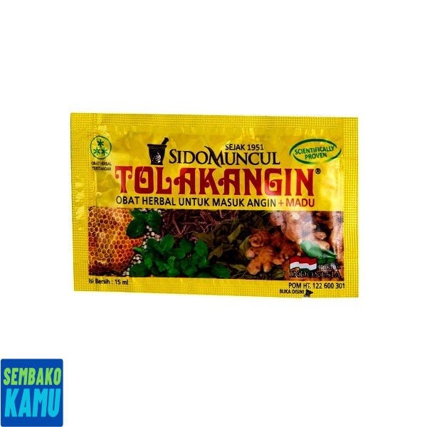 

Tolak Angin 15 ml Sachet 1 pcs