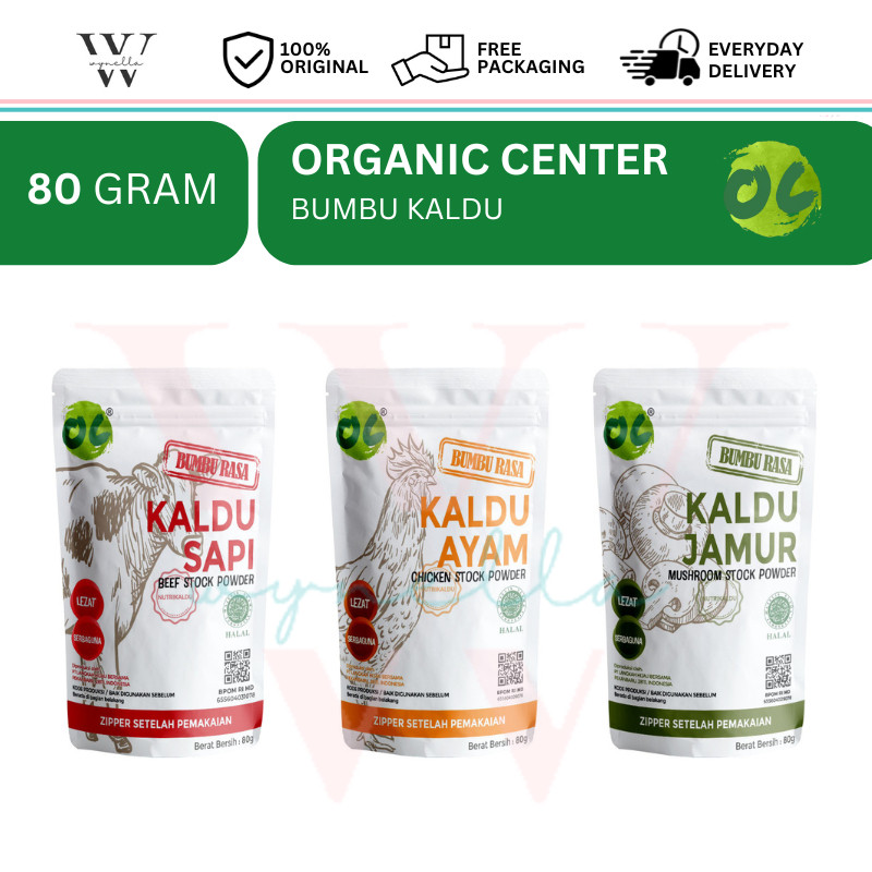 

Organic Center Kaldu Ayam Sapi Jamur Non MSG 80Gr - Kaldu MPASI / Bumbu