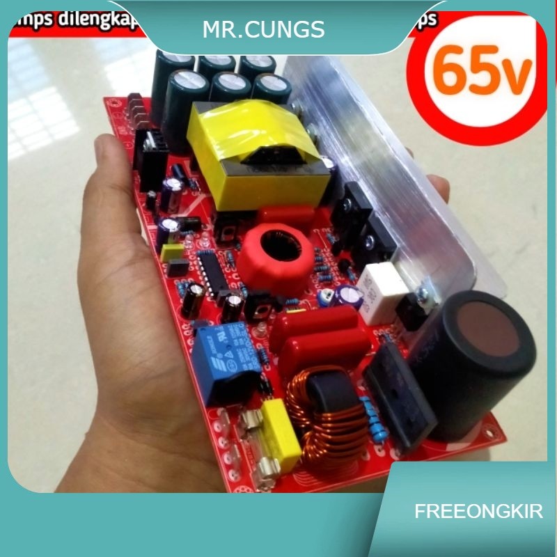 Power Supply Psu Smps HB ocp 20a Daya 2500watt ct 65volt halfbridge trafo suplay audio sound amplifi
