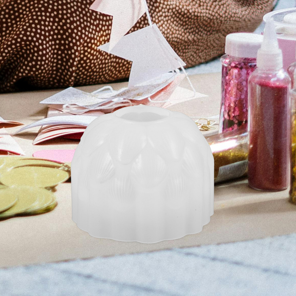 

Flower Bud Candlestick Mold Silicone Waterproof Casting Molds DIY Home Decor Nonstick Resin Craft Small Holder