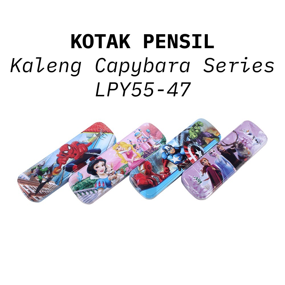 

❤️️Kotak Pensil Kaleng Karakter / Kotak Pensil Kaleng 2susun❤️️